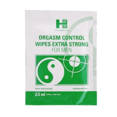 Chusteczki opóźniające -Orgasm Control Wipes SHS 6szt.