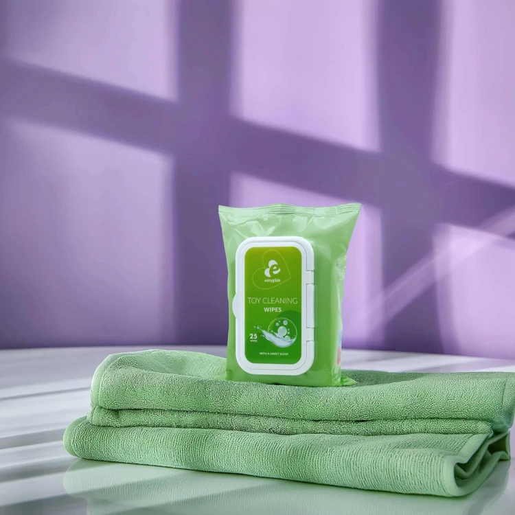 EasyGlide - chusteczki do czyszczenia zabawek erotycznych 25 listków