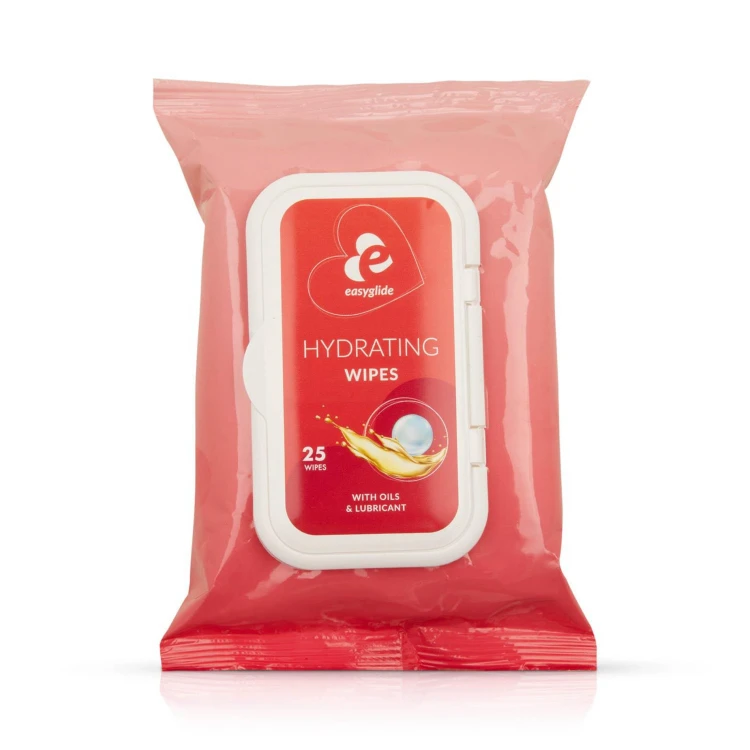 EasyGlide – nawilżające chusteczki do stref intymnych przed zbliżeniem 25 listków