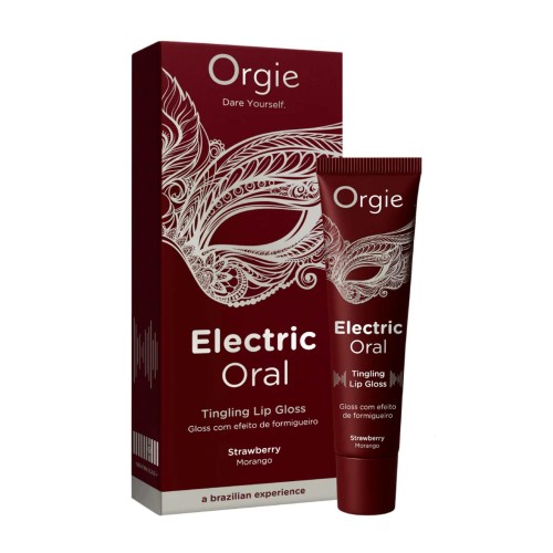 ELECTRIC ORAL - Truskawkowa Iskra żel wibrujący  10 ml