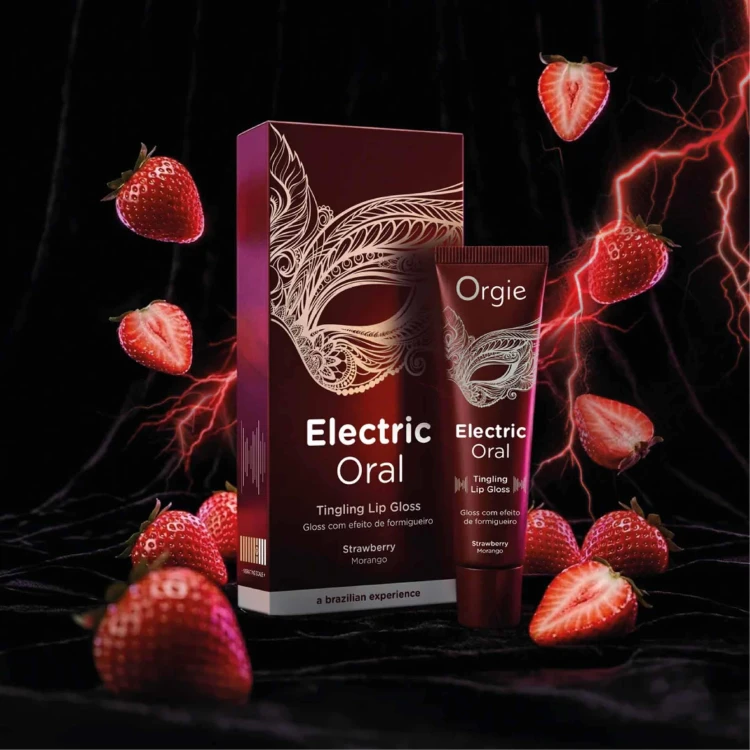 ELECTRIC ORAL - Truskawkowa Iskra żel wibrujący  10 ml