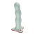 Dildo Bouncer - Light Green , rotujące ciężarki, stram-on,