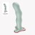 Dildo Bouncer - Light Green , rotujące ciężarki, stram-on,