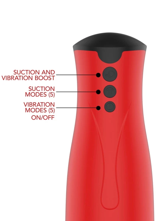 Masturbator Super Suction Masturbator czerwień
