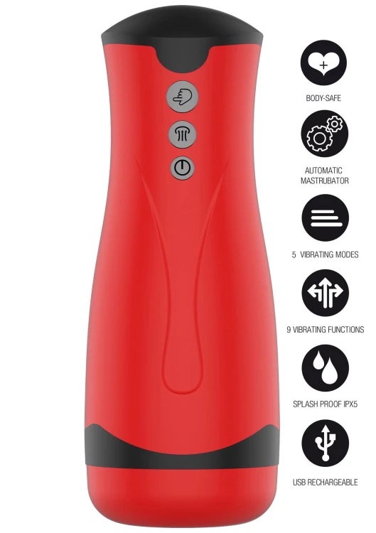 Masturbator Super Suction Masturbator czerwień