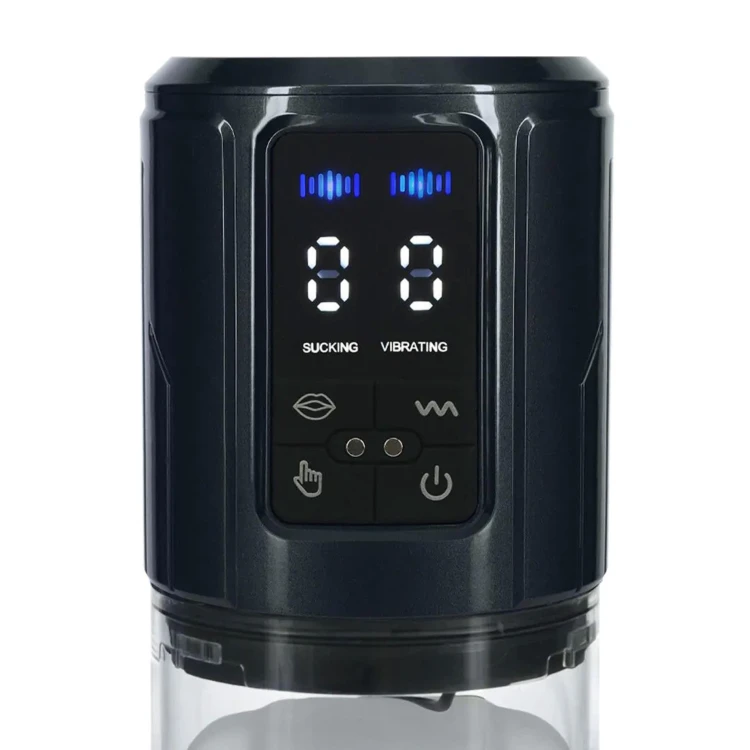 Masturbator UltraLift - Automatic Waterproof Masturbator Pump - Gun Metal