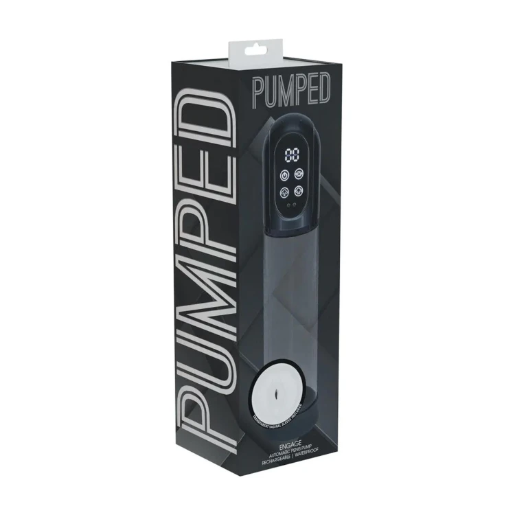 Pompka męska Engage - Automatic Waterproof Penis Pump and Masturbator - Gun Metal
