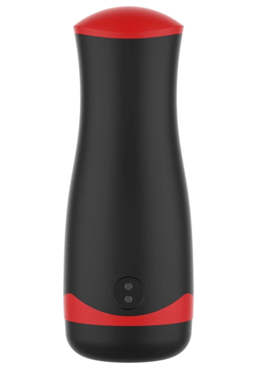Masturbator Vibrating&Squeeze Black