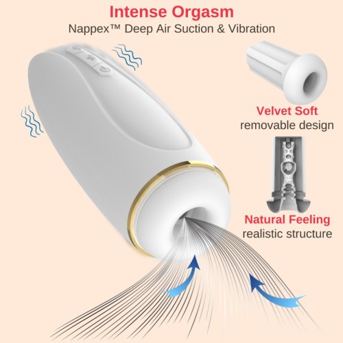 Masturbator - Nappex™  - Premium Mastubators  biały