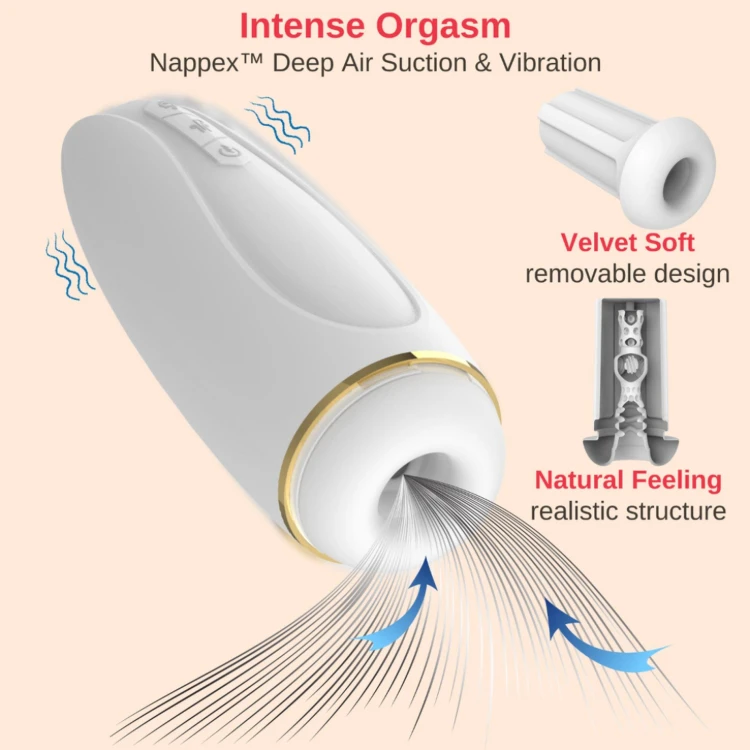 Masturbator - Nappex™  - Premium Mastubators  biały