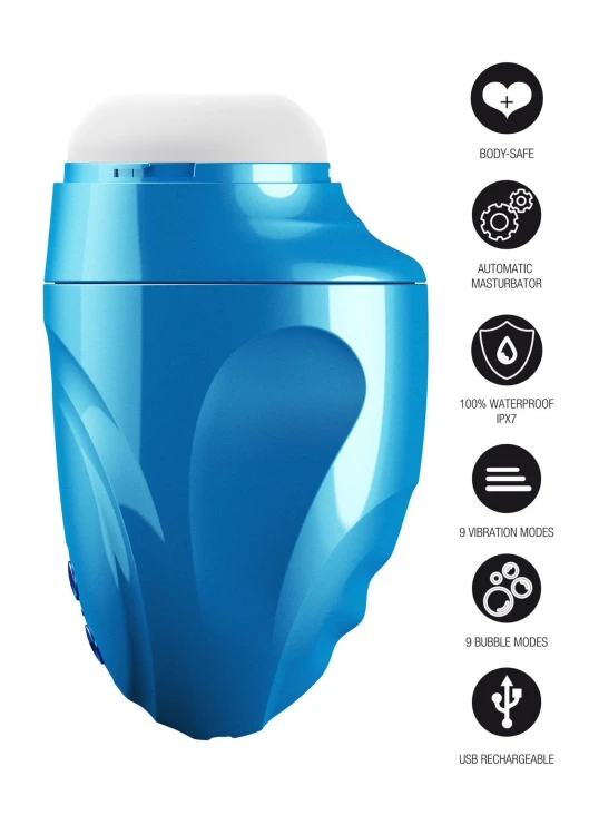 Masturbator Hidden Desire Fusion X Aqua Bubble - masaż wodą