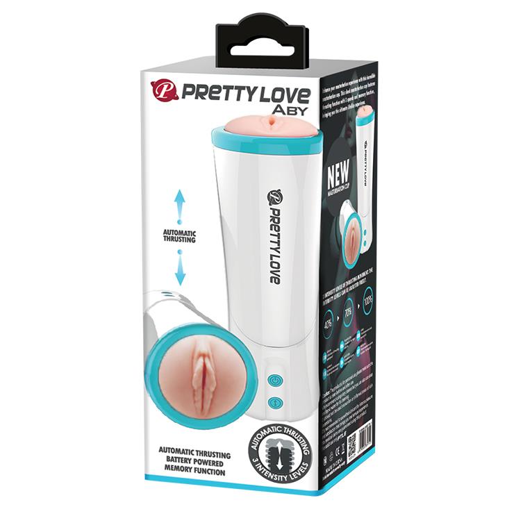 Masturbator ABY,(Vagina) 3 thrusting settings Memory function