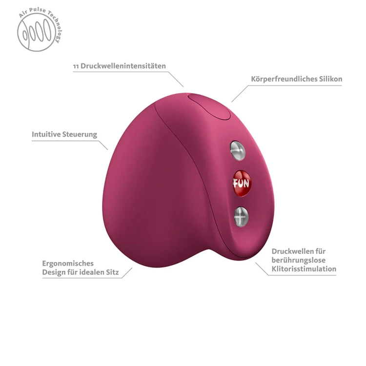 Stymulator powietrzny Mea - Wine Red