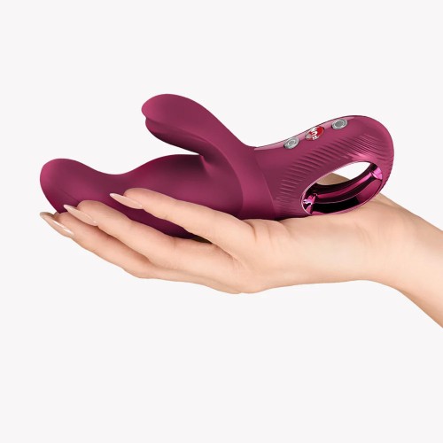 Wibrator króliczek Miss Bi - Wine Red
