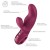 Wibrator króliczek Miss Bi - Wine Red