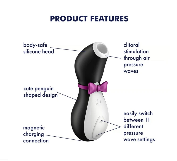 Stymulator-Satisfyer Penguin! Uroczy pingwin, wielka moc