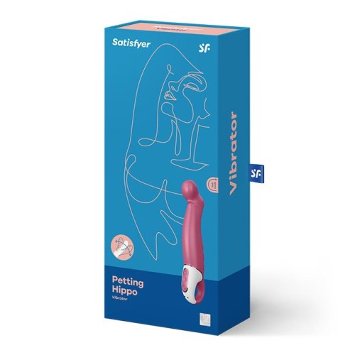 Wibrator - Satisfyer uroczy Hippo  zakrzywiony inaczej stymuluje