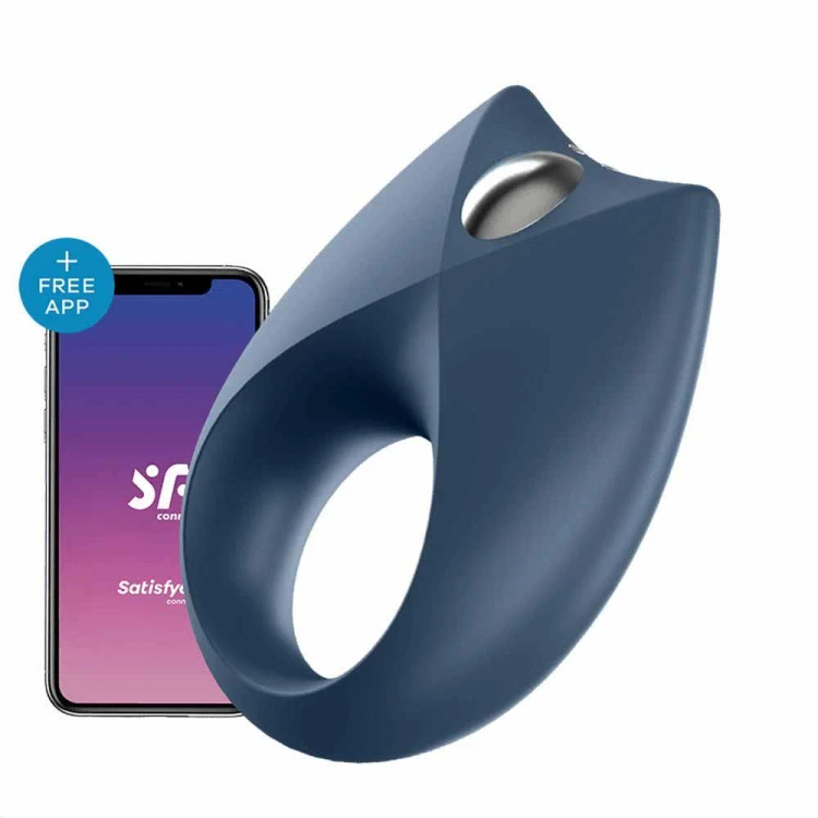 Ring - Royal One Satisfyer Bluetooth and App - Królewska rozkosz dla dwojga