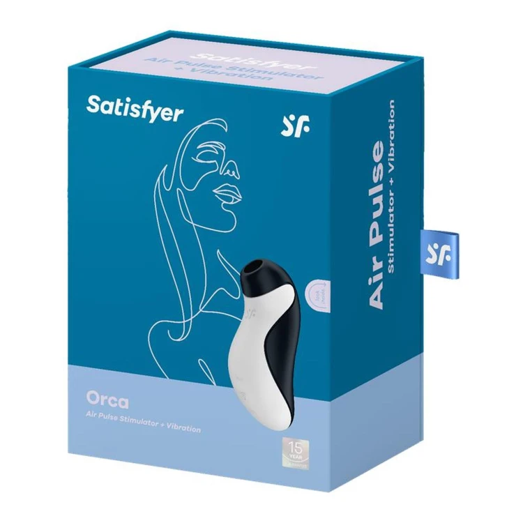 Stymulator Orca Double Air Pulse Vibrator -wibruje z podwójnym impulsem powietrza