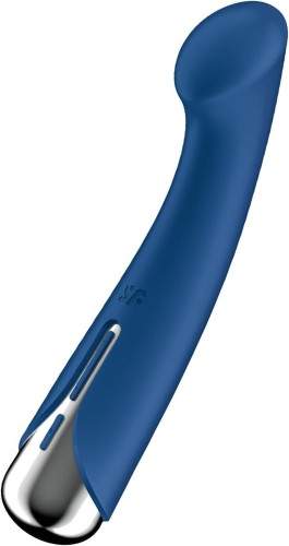 Wibrator Satisfyer Spinning G-Spot 1 Blue wibruje i obraca się