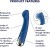 Wibrator Satisfyer Spinning G-Spot 1 Blue wibruje i obraca się