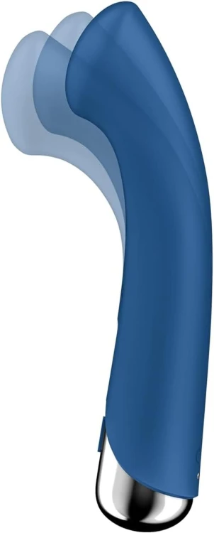 Wibrator Satisfyer Spinning G-Spot 1 Blue wibruje i obraca się