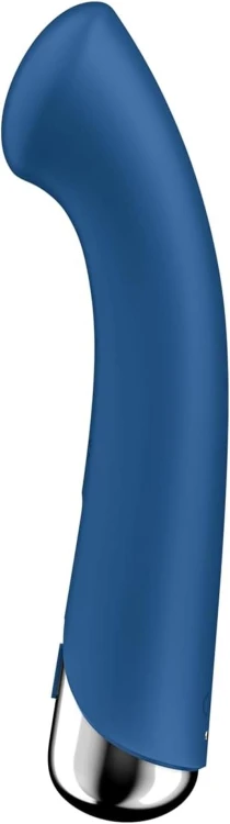 Wibrator Satisfyer Spinning G-Spot 1 Blue wibruje i obraca się