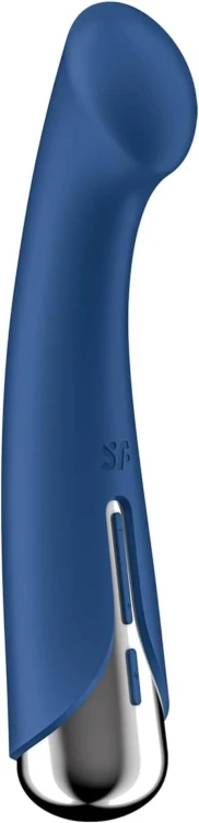 Wibrator Satisfyer Spinning G-Spot 1 Blue wibruje i obraca się