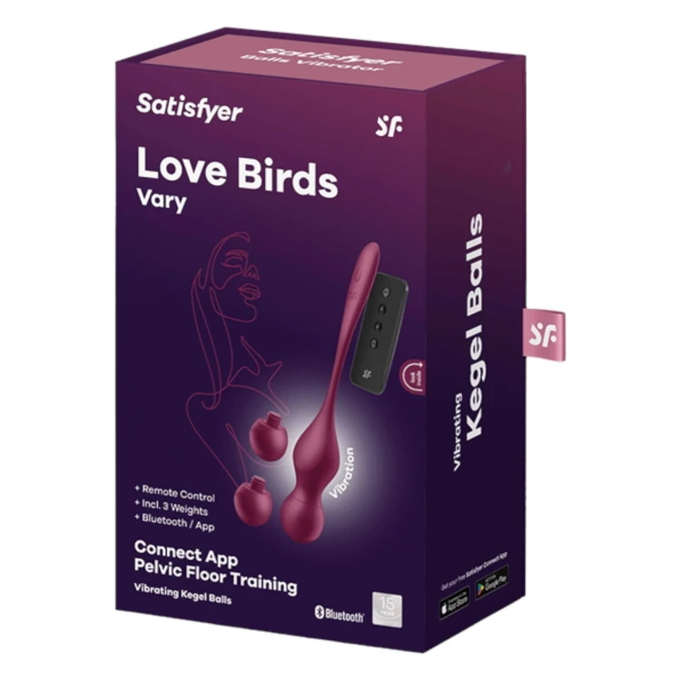 Kulki wibrujące Love Birds Vary Connect App