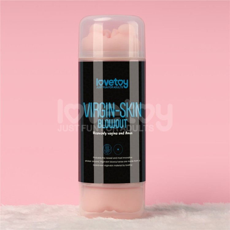 VIRGIN-SKIN BLOWOUT DOUBLE SIDE STROKER