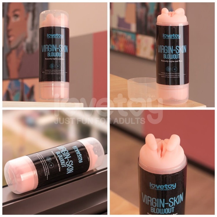 VIRGIN-SKIN BLOWOUT DOUBLE SIDE STROKER