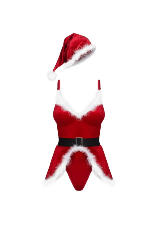 Kostium 3-częściowy Hot Santa S/M Obsessive