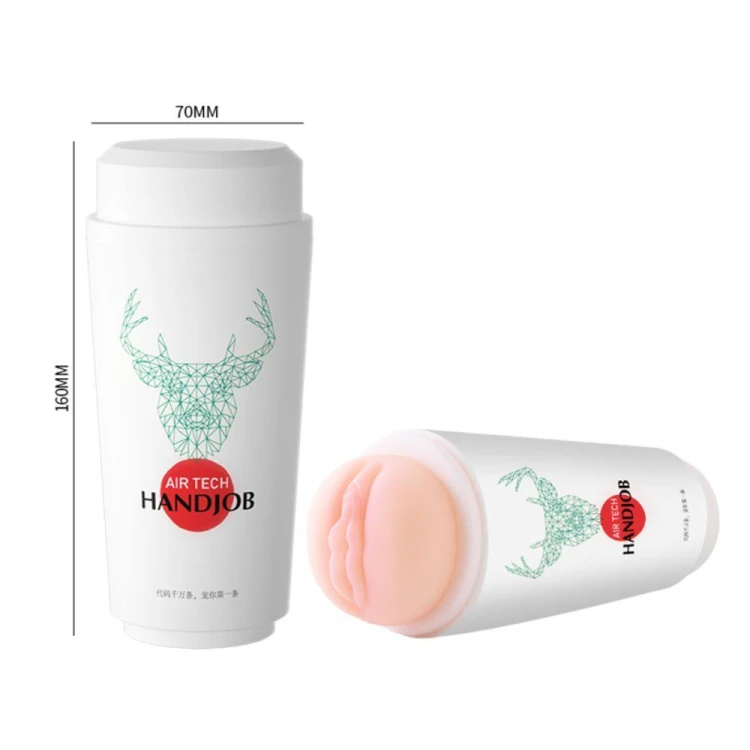 Masturbator AIR TECH HANDJOB – Dyskretny Masturbator w Kształcie Kubka Milk Tea